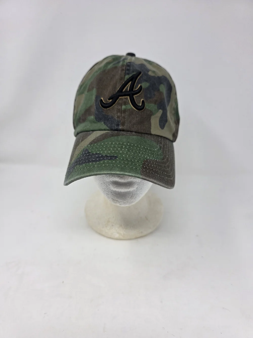 New Era Atlanta Braves MLB Woodland Camo Adjustable Strapback Hat Baseball Cap